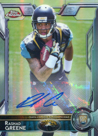 Rashad Greene Autographed 2015 Topps Chrome Mini Rookie Card