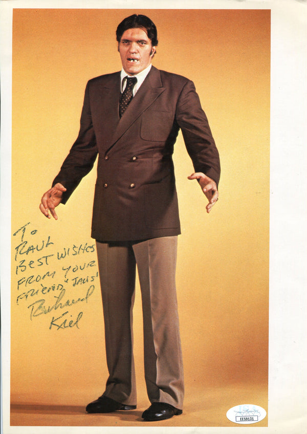 Richard Kiel Autographed 8x10 Photo (JSA)