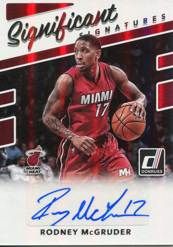 Rodney McGruder Autographed 2016-17 Panini Donruss Rookie Card