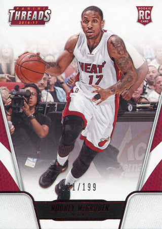 Rodney McGruder 2016-17 Panini Threads Rookie Card