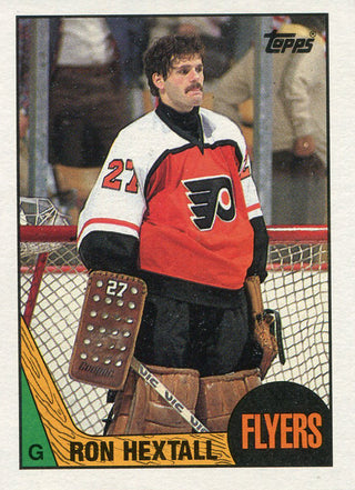 Ron Hextall Unsigned 1987 Topps Rookie Card