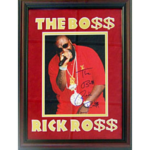 Rick Ross Autographed / Signed Ozone Awards Signed 8x10 Photo