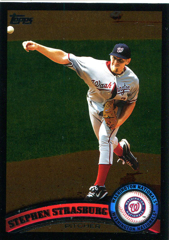 Stephen Strasburg Unsigned 2011 Topps Black Card