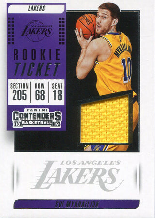 Svi Mykhailiux 2018-19-Panini Contenders Rookie Jersey Card