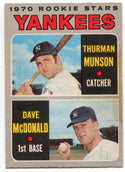 Thurman Munson 1970 O-Pee-Chee Rookie Card