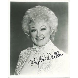 Phyllis Diller Autographed/Signed 8x10 Photo