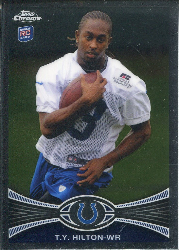 TY Hilton 2012 Topps Chrome Rookie Card