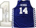 Tyler Herro Autographed Kentucky Wildcat Custom Blue Jersey (JSA)