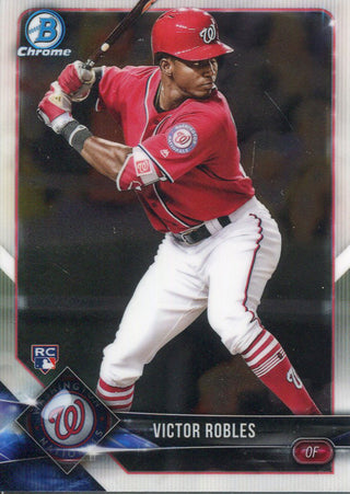 Victor Robles 2018 Bowman Chrome Rookie Card