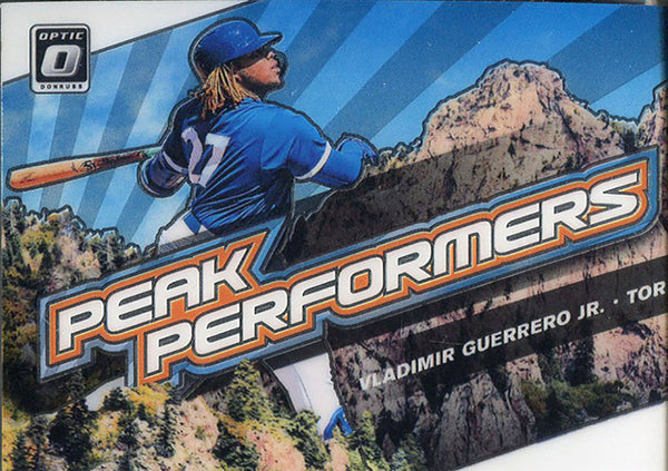 Vladimir Guerrero Jr. 2019 Donruss Optic Peak Performers Rookie Card