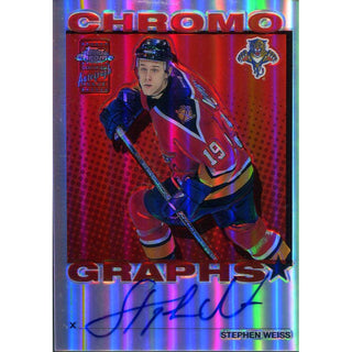 Stephen Weiss Autographed 2003 Topps Chrome Card